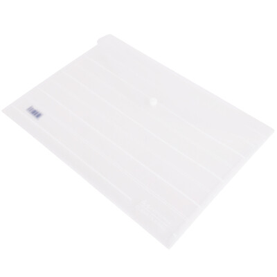 

Deli 8302 A4 Straight Matte Texture Business Transparent File Bag / Briefcase 10 pcs / bag
