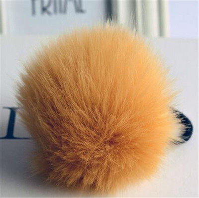 

Hot Sale Girls Cute Trendy Soft Fake Rabbit Fur Elastic Hair Rope Hair Band Hair Accessories