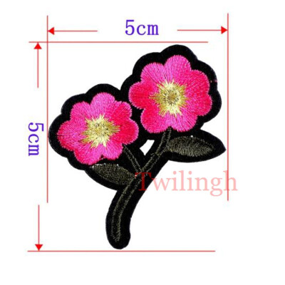 

1 Pcs New Flower Patches Embroidered Patch 3D Stickers Sewing Motif Applique Clothing Repair Fabric DIY Clothes Wedding Patches