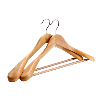 

Additives hangers solid wood hangers suits wood drying racks slip wooden wood color pants pants wide shoulders without clothes drying racks environmentally friendly wooden hangers 4 Pack JX-0783