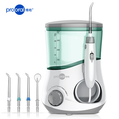 

Prooral oral irrigator tooth washer water floss tooth cleaner non-electric toothbrush home desktop 5102 ivory white