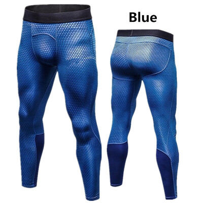

Mens Fashion Compressed Pants 3D Printed Trousers Mens Joggers Trousers Bodysuits Quick-drying Pants Gym Slim Pants