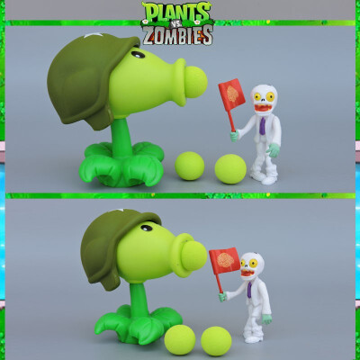 

PVZ Plants Vs Zombies Peashooter PVC Action Figure Model Toy Gifts Toys for Children High Quality Brinquedos Can Launch