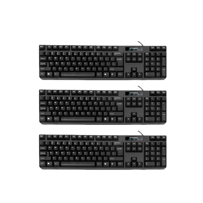

HYUNDAI HY-MA71KA7MA75NK3000K275 wired mouse&keyboard set desktop dedicated keyboard PS2 round mouth mouse USB square mouth black five suit