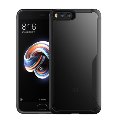 

Goowiiz Luxury Phone Case For Xiaomi Mi Note 3 HD Clear Acrylic TPU Silicone Prevent falling Full protection