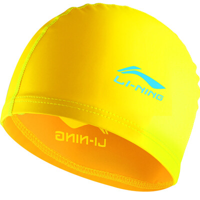 

Li Ning Li Ning children swimming cap PU swimming cap coating soft&comfortable cute boy&girl LSJL863 yellow