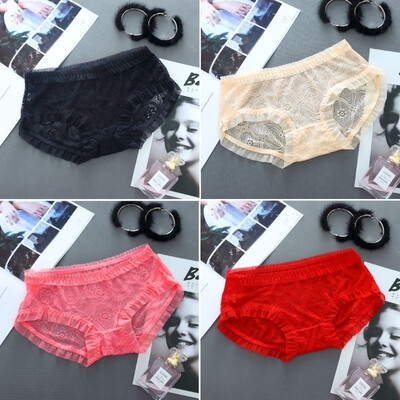 

women Panties mesh briefs female Teenage Small sizes ultra-thin summer Underwear panty students girls bragas
