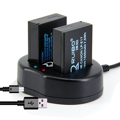 

84V USB Dual Charger for Canon LP-E17 Panasonic DMW-BLC12 Fuji LP-E17 Nikon EN-EL20