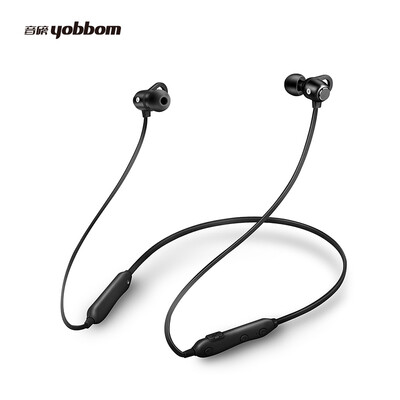 

YOBBOM Wireless Bluetooth Headset S6 Neck-mounted Noise Reduction In-Ear Sports Magnetic Phone Call Music Headphones Black