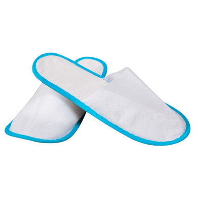 

Cntomlv 100Pairs Towel Hotel Disposable Slippers Travel Spa Guest Shoes Terry Lot sale