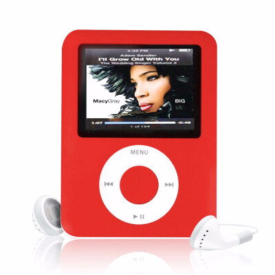 

Slim High Quality MP3MP4 Playe With Earphones 8GB 16GB 18inch Screen LCD Media Video Game Movie FM Radio 3th Generation Music