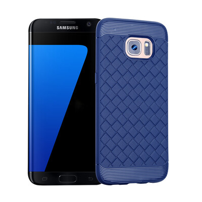 

Goowiiz роскошный корпус телефона для Samsung Galaxy S7 Edge очень вентиляция плетение мягкий защита от падения защита