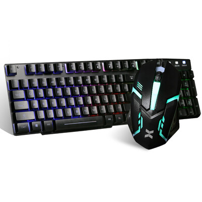 

HOPECENT GM741 Gaming Keyboard&Mouse Set Wired Mouse&Keyboard Set
