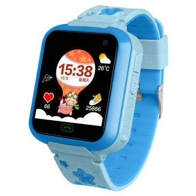 

Spicy small new generation T02A phone watch children&39s smart watch 360 security protection mobile Unicom Telecom 4G remote camera GPS smart positioning life waterproof watch phone blue