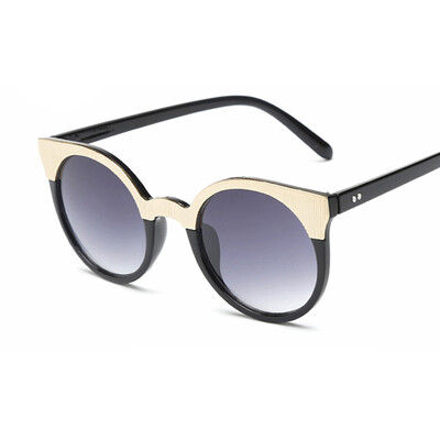 

FEIDU Fashion Cat Eye Sunglasses Women Brand Designer Round Coating Lens Sun Glasses Female UV400 Driving Oculos De Sol Feminino