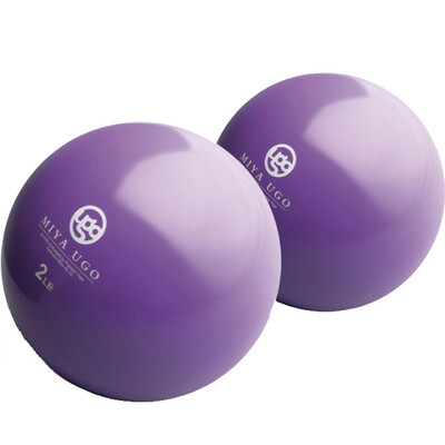 

Mi Ya (MIYA UGO) dumbbell 2 pound a pair of soft dumbbells fitness yoga ball water blue
