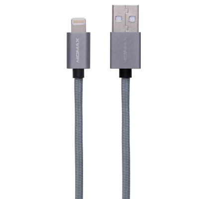 

MOMAX MOMAX MFi certified Apple data cable charging line nylon braided 3 m gray support iphone5 / 6s / 7Plus / SE / ipad air mini