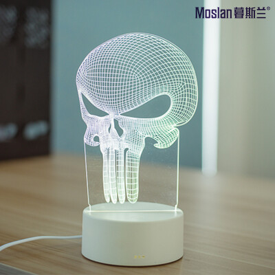 

Creative 3D table lamp than love night lamp Christmas birthday gift three-dimensional plug room bedroom bed simple modern