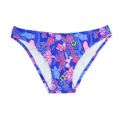 

2018 Girls Sexy Low Waist Candy Colors Bikini Bottom Women Print Cheeky Small Swim Briefs Sporty Shorts