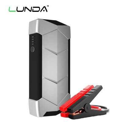 

LUNDA Smart Car Jump Starter ultra-thin mini multi-function portable power source 8000mAh Start the 20  gasoline vehicles