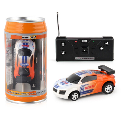 

4 Colors Hot Sales 20KMH Coke Can Mini Remote Control Micro Racing Car Toy For Children