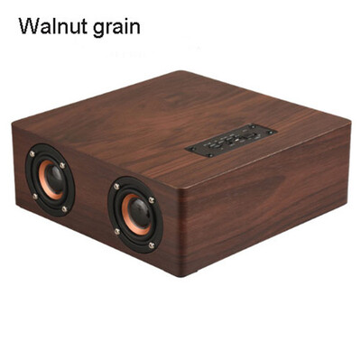 

35MM Q5 Wooden Bluetooth Speaker 12W High Power Home Mobile Computer Bluetooth 42HiFi Quality Support AUX Wireless Card Audio