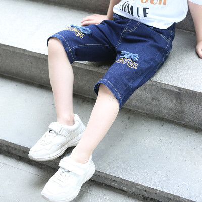 

Summer 2018 new style children&39s wear trousers for boys&girls casual&casual side band jeans for boys