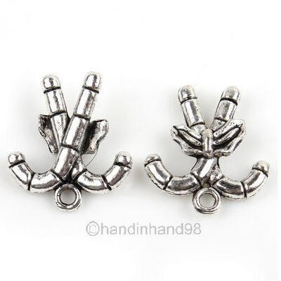 

10PCS Christmas Assorted Style Tibetan Silver Alloy Charms Assorted To Pick