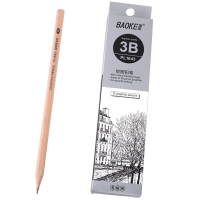 

BAOKE (BAOKE) PL1645 office drawing pencil drawing sketch pencil graffiti 5B 12 support