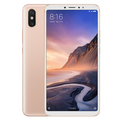 

Mi Max3 Big screen game smartphone 6GB128GB Gold Full Netcom 4G mobile phone Dual card dual standby