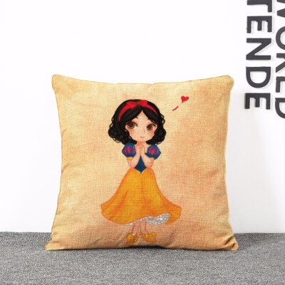 

Cntomlv Hot Sale Cartoon Mermaid Princess Cushion Cover Home Decoration Cushion Covers For Sofa Car Chair Home Decor Pillow Case