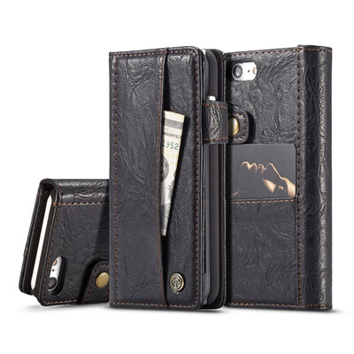 

Iphone 7 Plus8 Plus Luxury Leather Commerce Multi-function Wallet Card Clip Protection Cover Stand Phone case