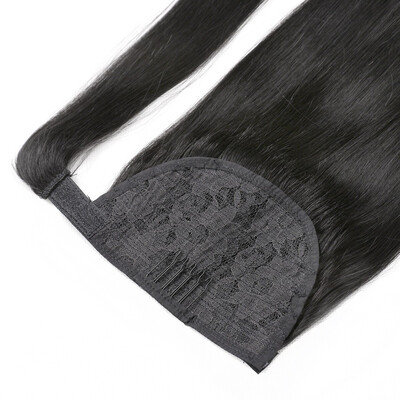 

BHF Hair 100 Indian Remy Hair Warp Around Ponytail Human Hair Ponytail Hair Extension