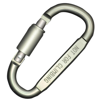 

JAJALIN JAJALIN high quality multi-function fast hanging JA002 aluminum climbing buckle key chain gray