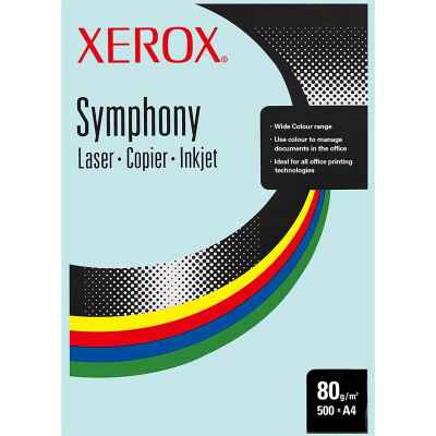 

Xerox color copy paper 80g A4 light blue 500 sheets / bag