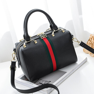 

SGARR New Fashion Women PU Leather Shoulder Bag Casual Boston Bags High Quality Ladies Handbags Crossbody Bag