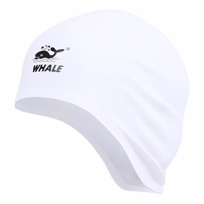 

Romacci Free Size Unisex Particles Swimming Cap Hat Waterproof Hair Care Protect Ears Silicone Swim Cap