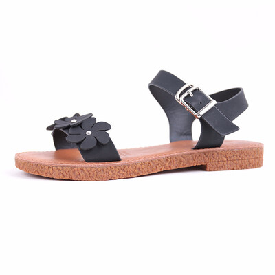 

SHUANGFENG Summer Shoes Women Sandals 2018 Hot Sale Sweet Flower Leather Flat Sandals Shoes Woman Lady shoes Dress zapatos mujer