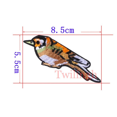 

1 Butterfly Bird Patches Embroidered Sequined Patch Applique DIY Iron On Sewing Fabric Repair Clothes Patches Wedding Stickers