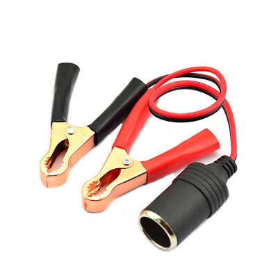 

LUNDA Cigarette Lighter Car Alligator Clips Battery Clamps Crocodile Clip 100A RedBlack Jump Leads