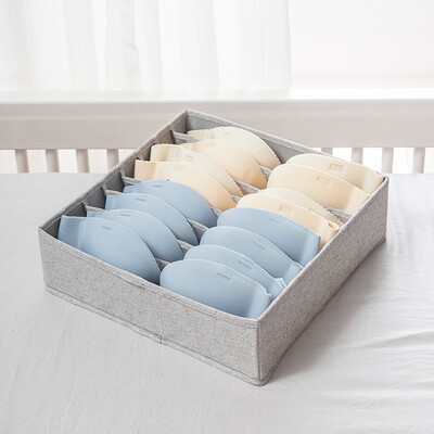

Finishing life stosto underwear storage box bra fabric finishing box foldable new 8 grid bra box
