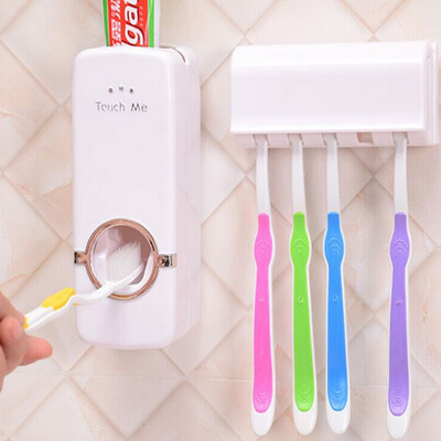 

Hot Automatic Squeeze Toothpaste Dustproof Toothbrush Holder Set Bathroom Accessories Toothbrush Storage Box
