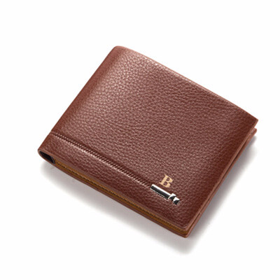 

Men Wallet PU Leather Black Purse