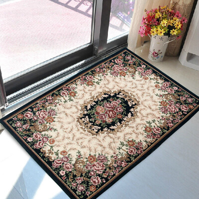 

Jingdong supermarket] green reed European court Duo Nier jacquard handmade mat 40 * 60cm green