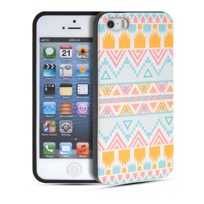 

MOONCASE Watercolor Art Soft Flexible Silicone Gel TPU Skin Shell Back Case Cover for Apple iPhone 5 / 5S