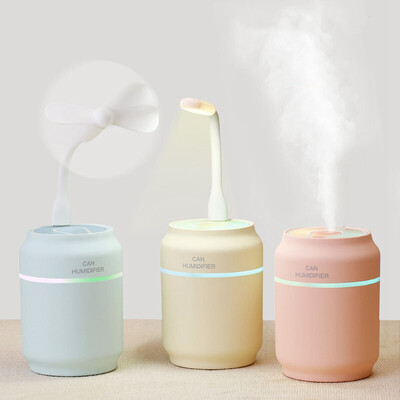 

Happy partner vibrato with the humidifier mini USB night light fan desktop humidifier creative ornaments cans atomizer lemon yellow