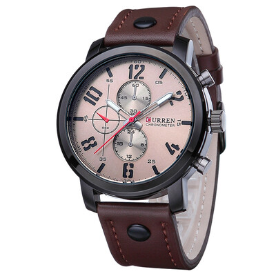 

CURREN Luxury Casual Men Watches Analog Military Sports Watch Quartz Male Wristwatches Relogio Masculino Montre Homme 8192