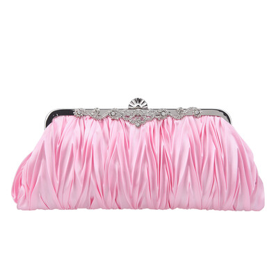 

Fawziya Satin Pleated Clutch Purses For Women Evening Clutches For Wedding And Party