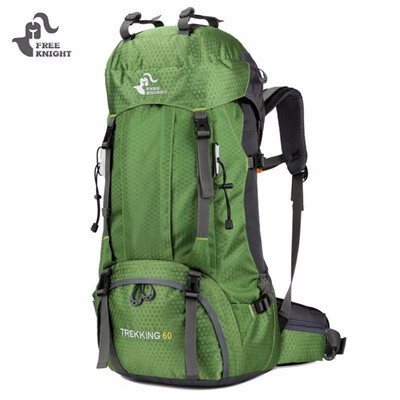 

FREEKNIGHT FK0395 60L Water Resistant Climbing Hiking Backpack with Rain Cover