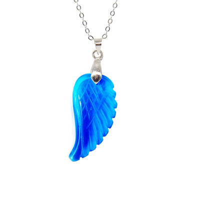 

Natural Crystal Pendant NecklaceBullet personality pendant necklaceHexagonal PendantSweater Crystal Necklace